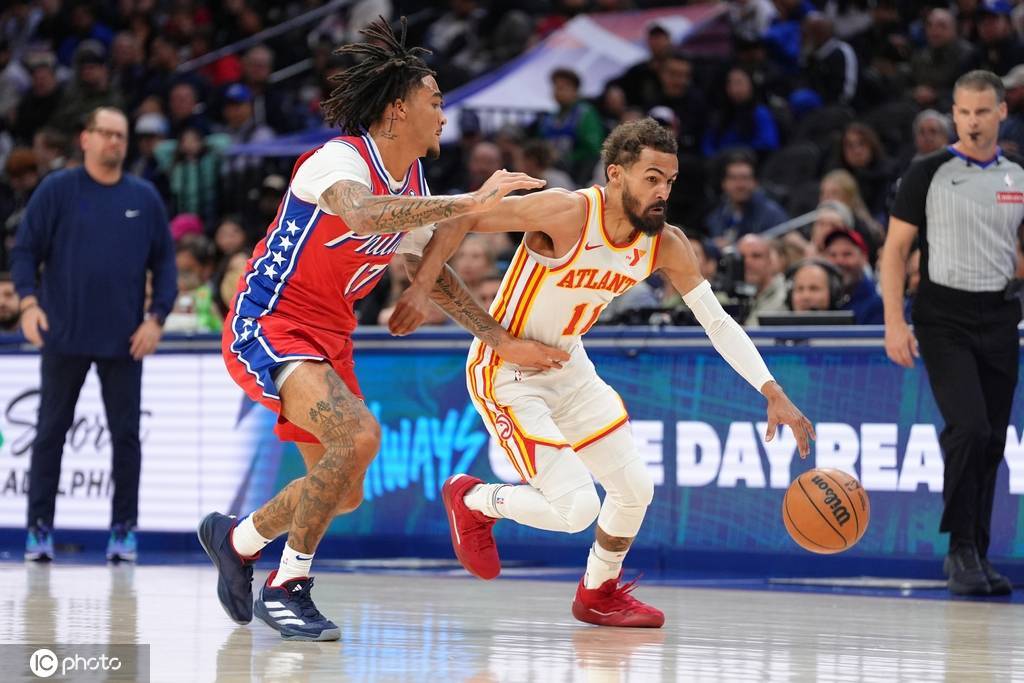 吹杨36+11勒维尔31分 老鹰客场轻取76人