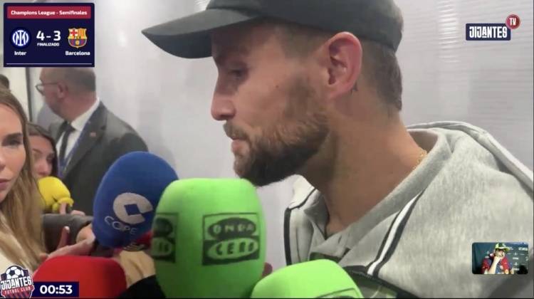 伊尼戈：所有人都看得到判罚偏向一方，结果很遗憾，巴萨昂首离开